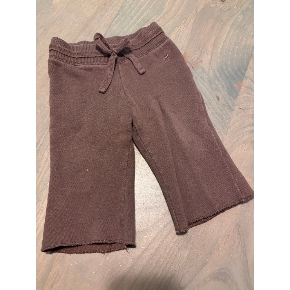 old navy Baby Knit Sweatpants Drawstring Waist Brown Neutral Casual  6-12 Months